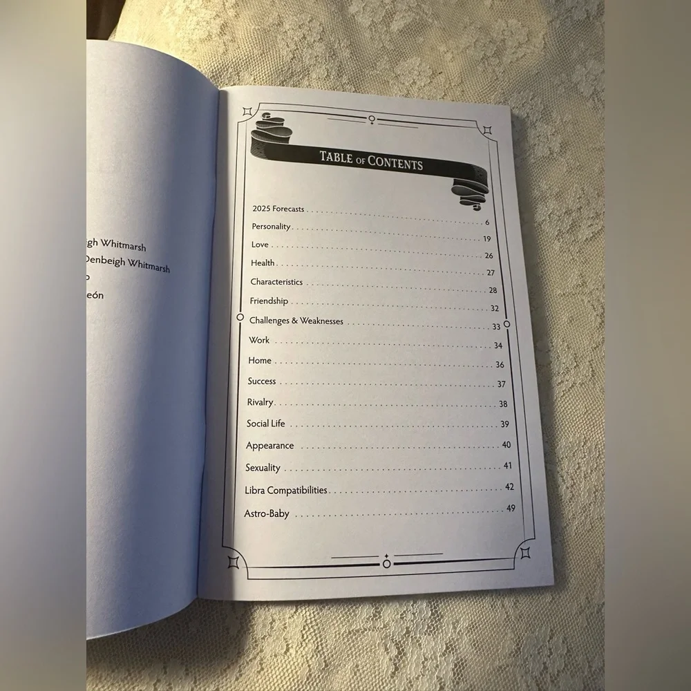 LIBRA Astrology Book 2025 - BY CHANTALE MONTPETIT